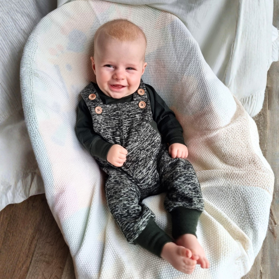 Merino Coloured Dungarees