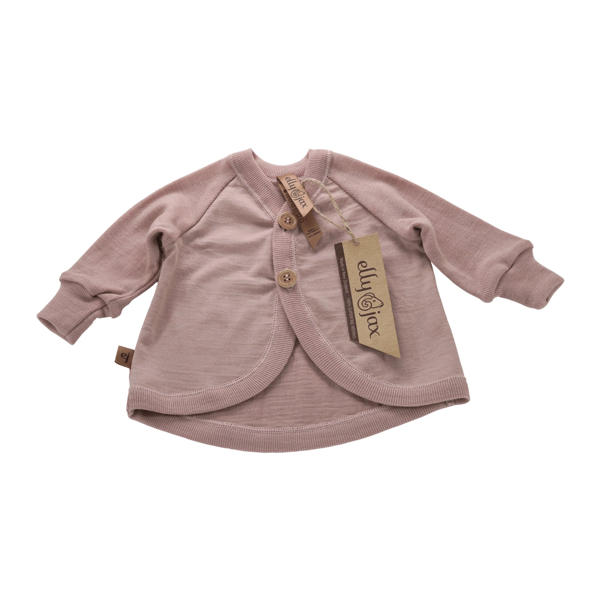 ellyjax - Merino babywearButton Cardigan