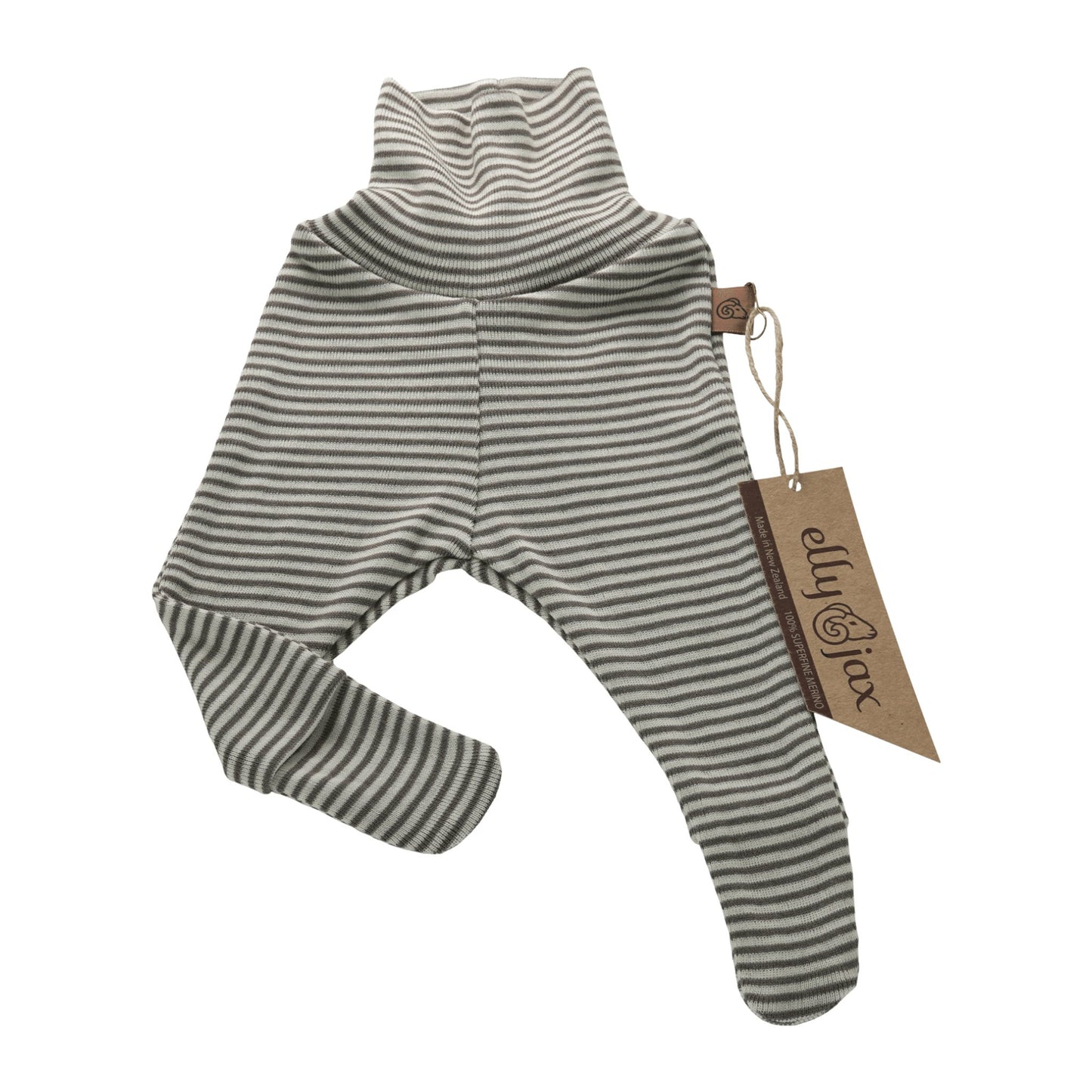 ellyjax - Merino babywearFootsie Tights Striped