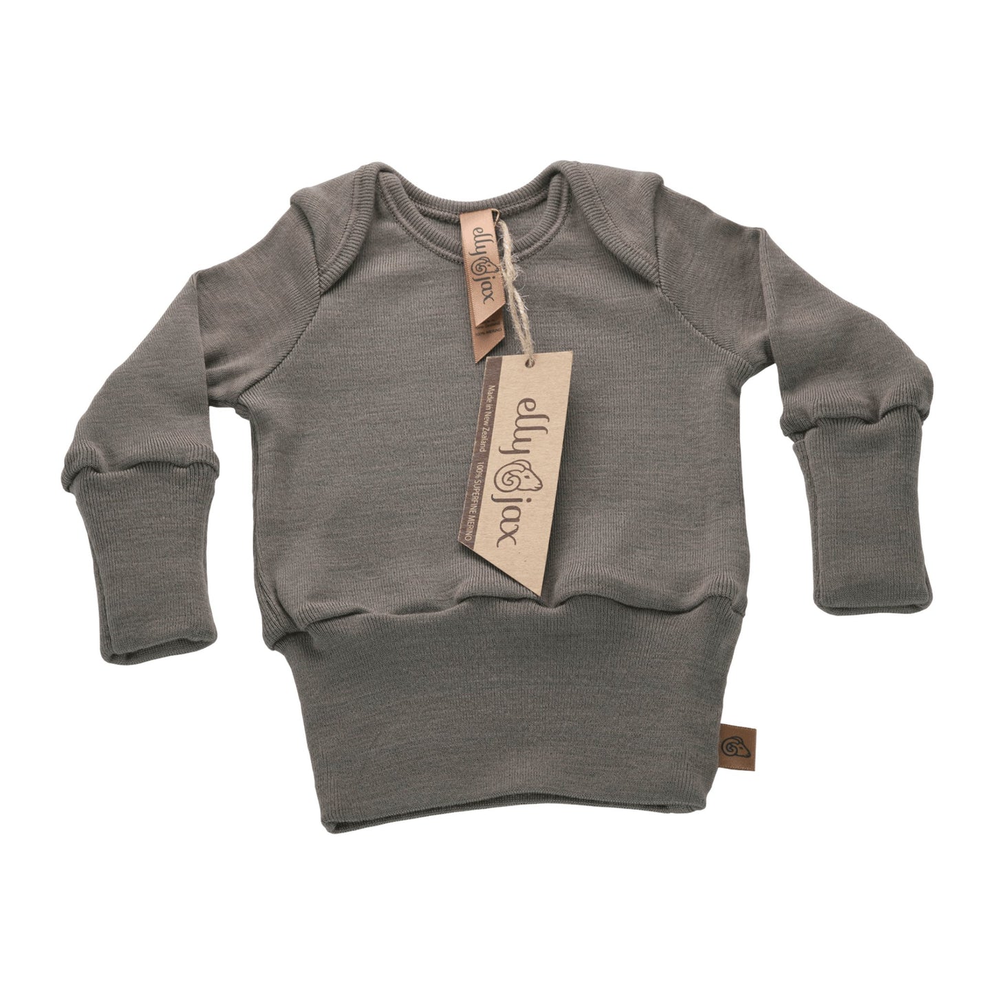 ellyjax - Merino babywearLong Sleeve Top Plain