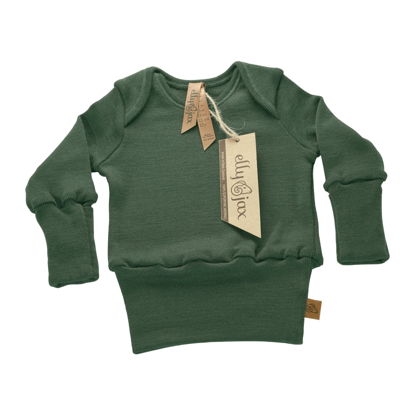 ellyjax - Merino babywearLong Sleeve Top Plain