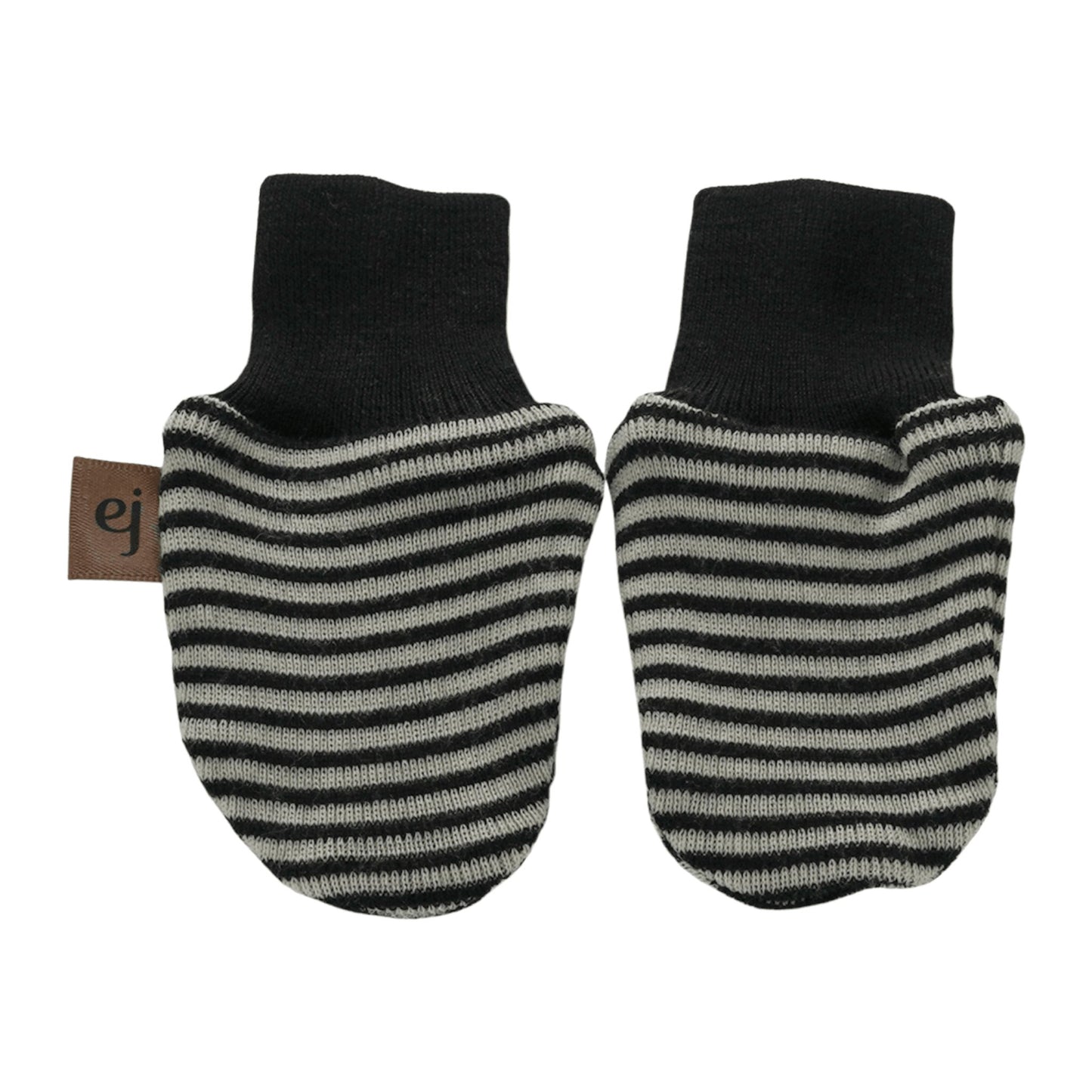 ellyjax - Merino babywear_Mittens Striped