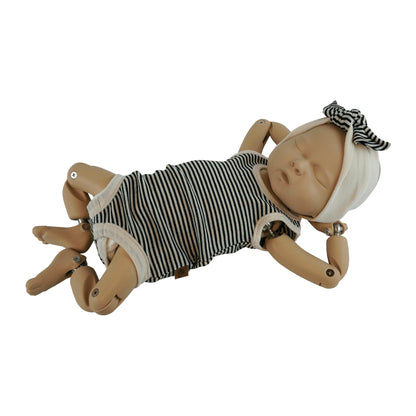 ellyjax - Merino babywear_Singlet Bodysuit Striped