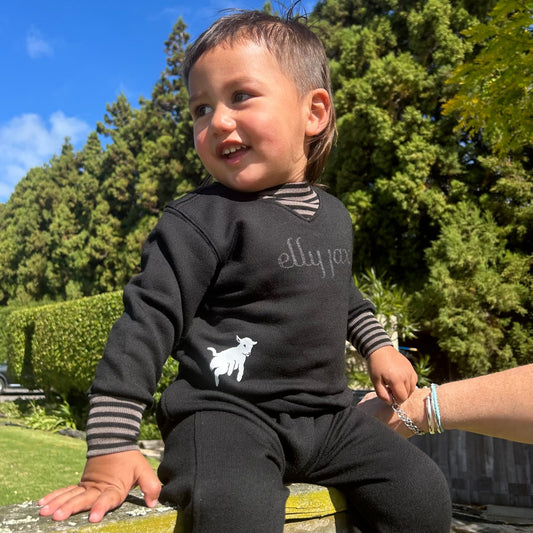 ellyjax - Merino babywear_V Neck Sweatshirt