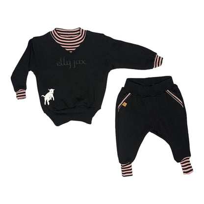 ellyjax - Merino babywear_V Neck Tracksuit