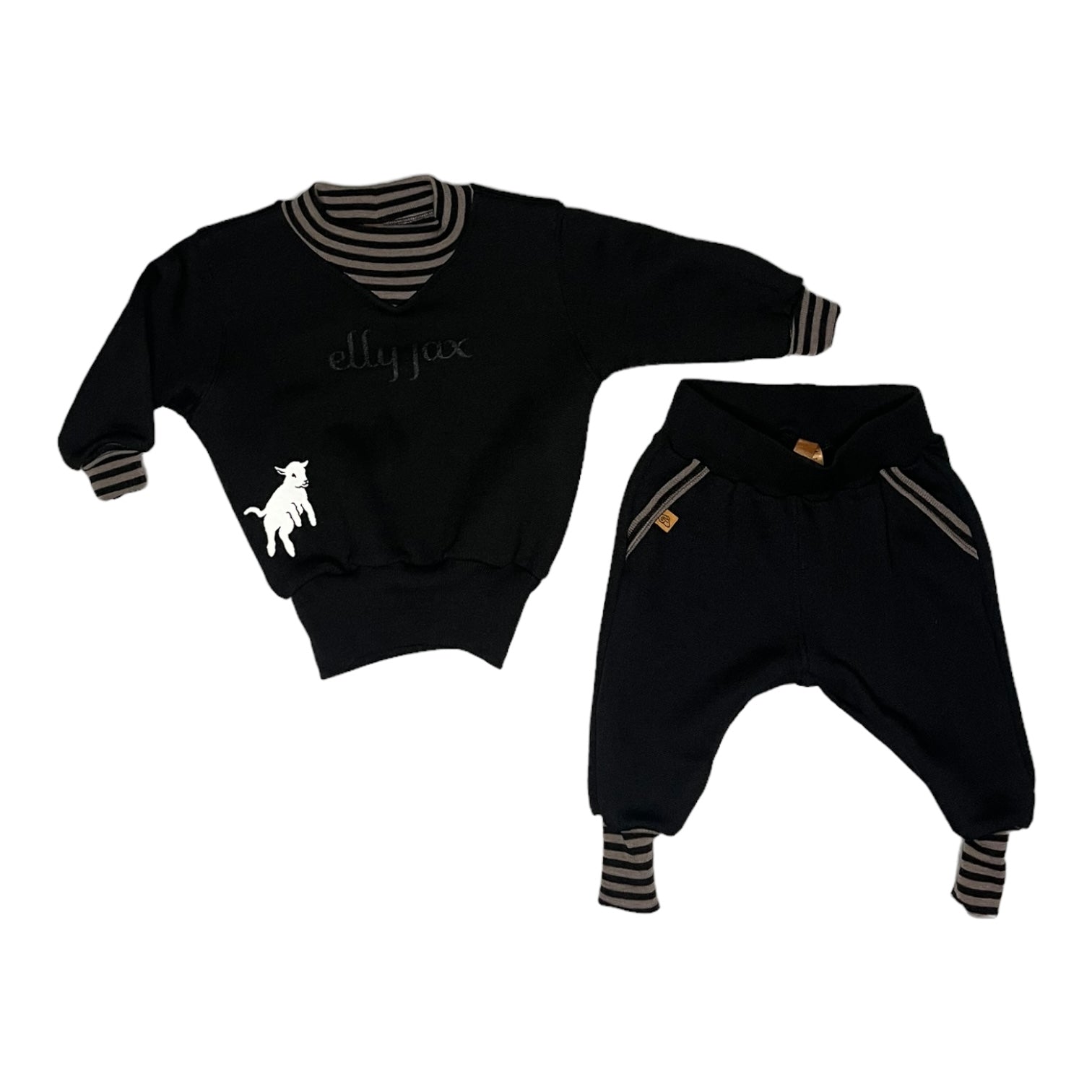 ellyjax - Merino babywear_V Neck Tracksuit