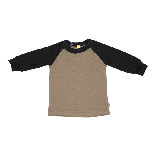 Merino Raglan Plain Long Sleeve Top